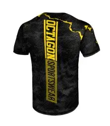 Octagon T-Shirt Koszulka Techniczna Marble Camo Yellow