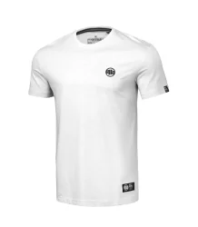 Pit Bull T-Shirt Koszulka Lekka Small Logo White