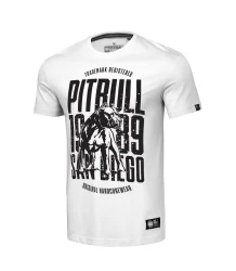 Pit Bull T-Shirt Koszulka San Diego Lekka White