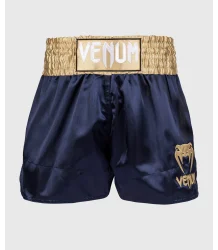 Venum Spodenki Muay Thaï Classic Shorts Navy Blue/Gold