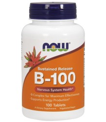 Now Foods Vitamin B-100  Sustained Release Witamina B 100 Tabletek