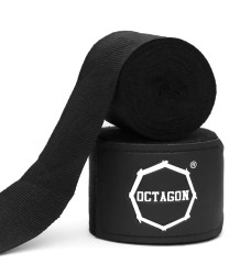 Octagon Bandaże Bokserskie Owijki Fightgear Supreme Printed Black 3m