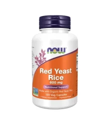 Now Foods Red Yeast Rice 600mg- 120 vcaps 