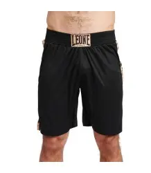 Leone1947 Szorty Spodenki Bokserskie Treningowe DNA Black/Gold