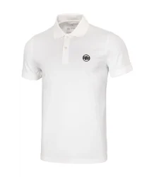 Pit Bull Koszulka Polo Jersey Slim Fit Small Logo White