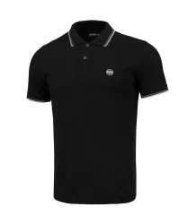 Pit Bull Koszulka Polo Pique Stripes Regular Black