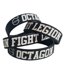 Octagon Opaska Bransoletka Gumowa Fight Legion Black