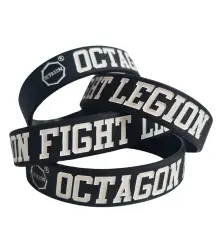 Octagon Opaska Bransoletka Gumowa Fight Legion Black