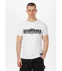 Pit Bull T-shirt Koszulka Slim Fit Classic Boxing White