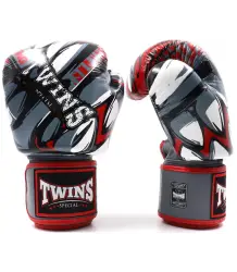 Twins Special Rękawice Bokserskie FBGVL3-55  Gray/Red