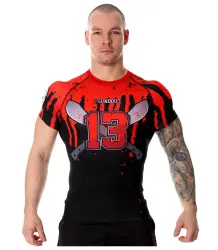 Poundout Rashguard Krótki Rękaw 13 