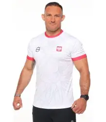 Octagon T-Shirt Koszulka Sportowa Polska Orzeł Limited Edition White