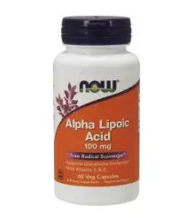 Now Foods Alpha Lipoic Acid 100 Mg With Vitamins C & E 60vcaps