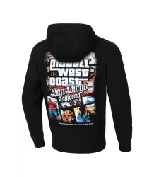 Pit Bull Bluza Z Kapturem Męska Most Wanted Hooded Black