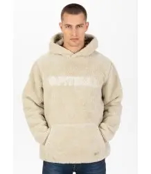 Pit Bull Bluza Z Kapturem Sherpa Aragon Beżowa