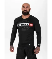 Pit Bull Rashguard LoongSleeve Hilltop Sports Black