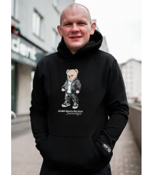 Środowisko Miejskie Bluza Z Kapturem Street Bear Black