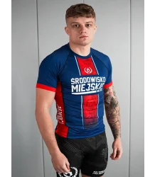 Środowisko Miejskie Rashguard Krótki Rękaw Fusion Navy/Red