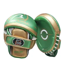 Rival RPM100 Punch Mitts Łapy Trenera Green/Gold