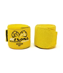 Rival Bandaże Bokserskie Owijki Mexican Handwraps Yellow 4,5m