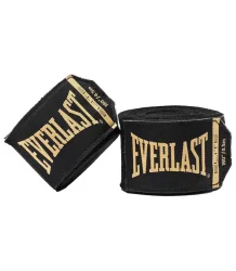 Everlast Owijki Bandaże Boksersie Elite Handwraps Black 4,5m Black