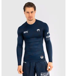 UFC Venum Rashguard Długi Rękaw Fusion Fight Week Performance Oceanic Blue