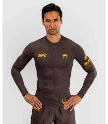 UFC Venum Rashguard Długi Rękaw Fusion Fight Week Performance Brown