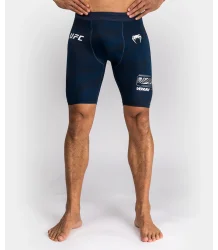 UFC Venum Vale Tudo Spodenki Kompresyjne Fusion Fight Week Oceanic Blue