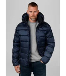 Pit Bull Kurtka Zimowa Z Kapturem Barles Dark Navy