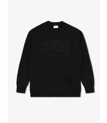 MANTO Bluza Bez Kaptura Varsity Black