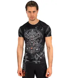 Venum Rashguard Krótki Rękaw Gladiator 5.0 Black/Silver