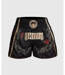 Venum Spodenki Muay Thai Shorts Santa Muerte 5.0 Black/Gold
