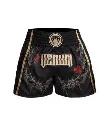 Venum Spodenki Muay Thai Shorts Santa Muerte 5.0 Black/Gold