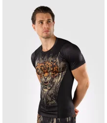 Venum Rashguard Krótki Rękaw Tiger Short Sleeve Black