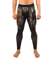 Venum Leginsy Kompresyjne Tiger Spats Black