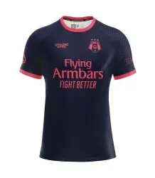 Ground Game Rashguard FC Armbar Krótki Rękaw Navy