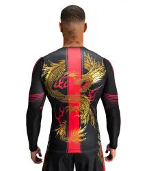 Venum x Tekken 8 Rashguard Długi Rękaw Marshall Law Black/Red/Gold