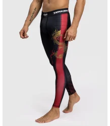 Venum x Tekken Legginsy Kompresyjne Spats Marshall Law Black/Red/Gold