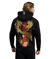 Venum x Tekken Bluza Z Kapturem Hoodie Marshall Law Black/Red/Gold