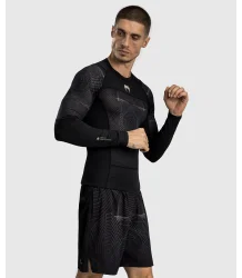 Venum Rashguard Długi Rękaw G-Fit Air Deep Black/Desert Sand