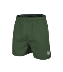 Pit Bull Spodenki Small Logo Sportowe Performance Do Biegania Olive