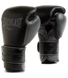 Everlast Rękawice Bokserskie Skórzane Powerlock 2 Black/Grey