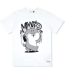 MANTO T-shirt Koszulka DEBZA White