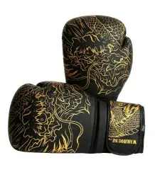 Rękawice Bokserskie WarHouse Dragon Black/Gold