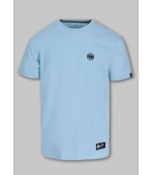 Pit Bull T-Shirt Koszulka Lekka Small Logo Light Blue
