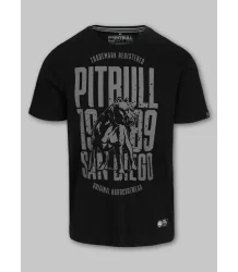 Pit Bull T-Shirt Koszulka San Diego Dog Black/Graphite