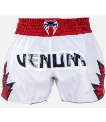Venum Spodenki Muay Thai Inferno White/Red
