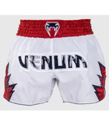 Venum Spodenki Muay Thai Inferno White/Red