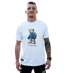 Środowisko Miejskie T-shirt Koszulka MMA Bear White