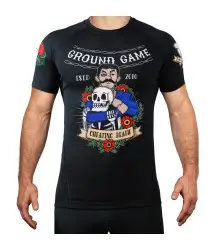 Ground Game Rashguard Krótki Rękaw Oldschool 